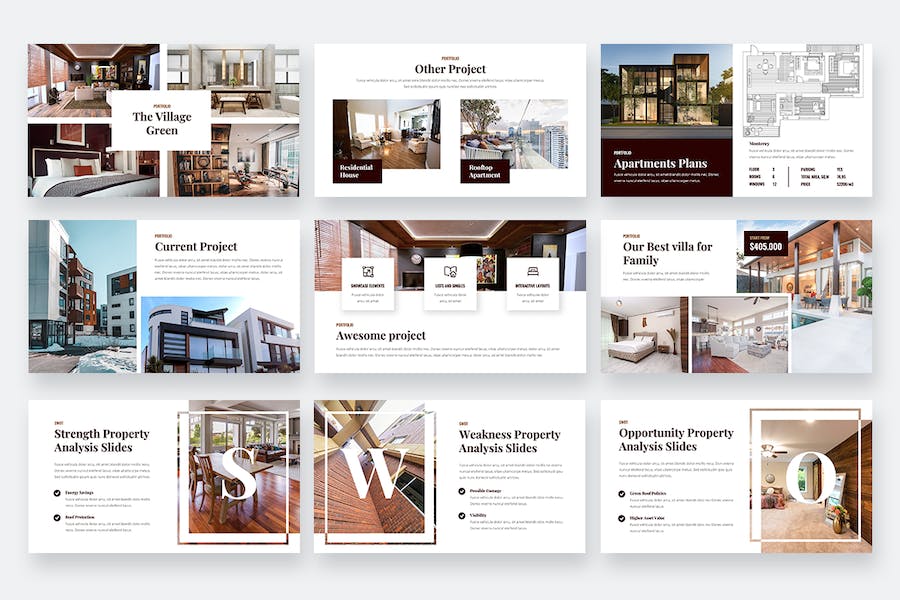 房地产介绍展示PPT模板 - 顶尖PPT