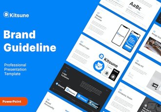 品牌指南宣传推广PPT模板 - 顶尖PPT