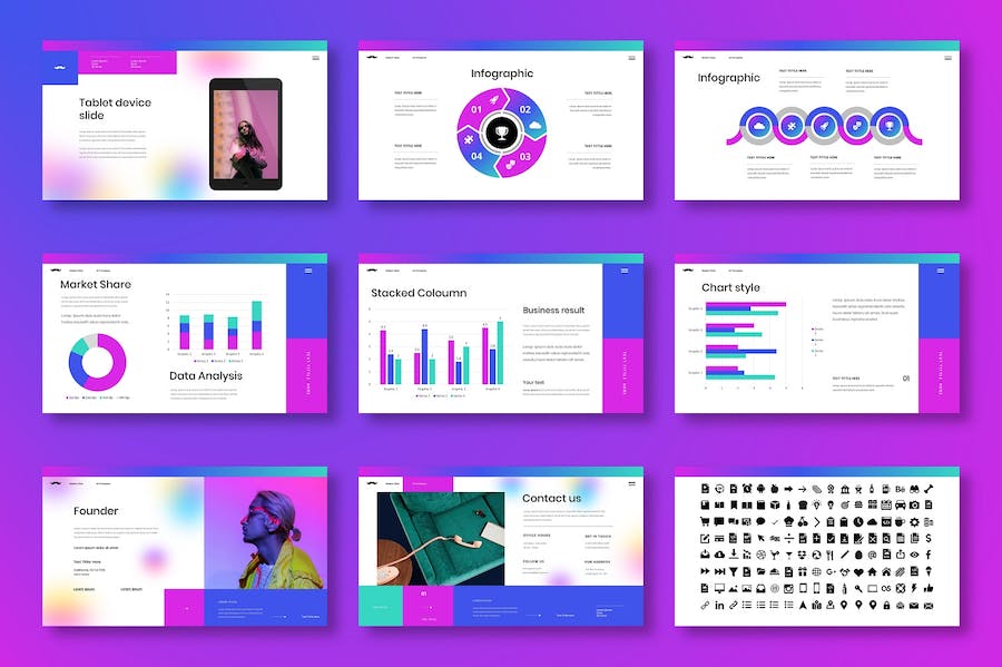 创意商务产品推广方案PPT模板 - 顶尖PPT