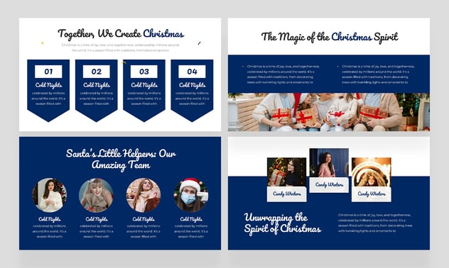 圣诞节快乐国外keynote模板 - 顶尖PPT