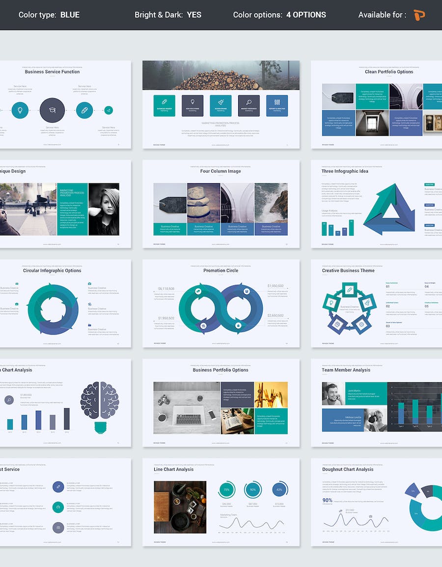 创意商业计划企业合作多用途PPT模板 - 顶尖PPT