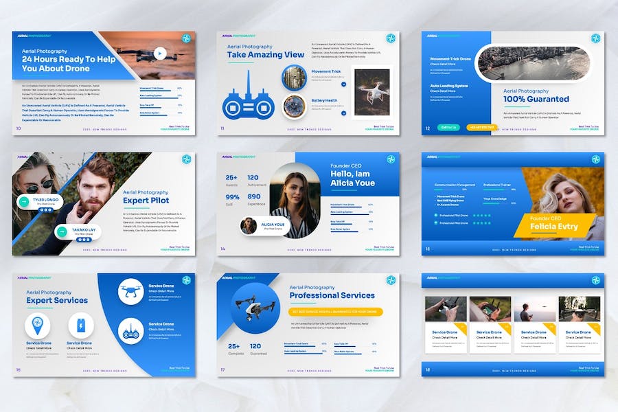 摄影公司宣传介绍PPT模板 - 顶尖PPT