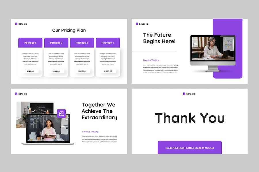 学校教育培训课程宣传招生Keynote模板 - 顶尖PPT
