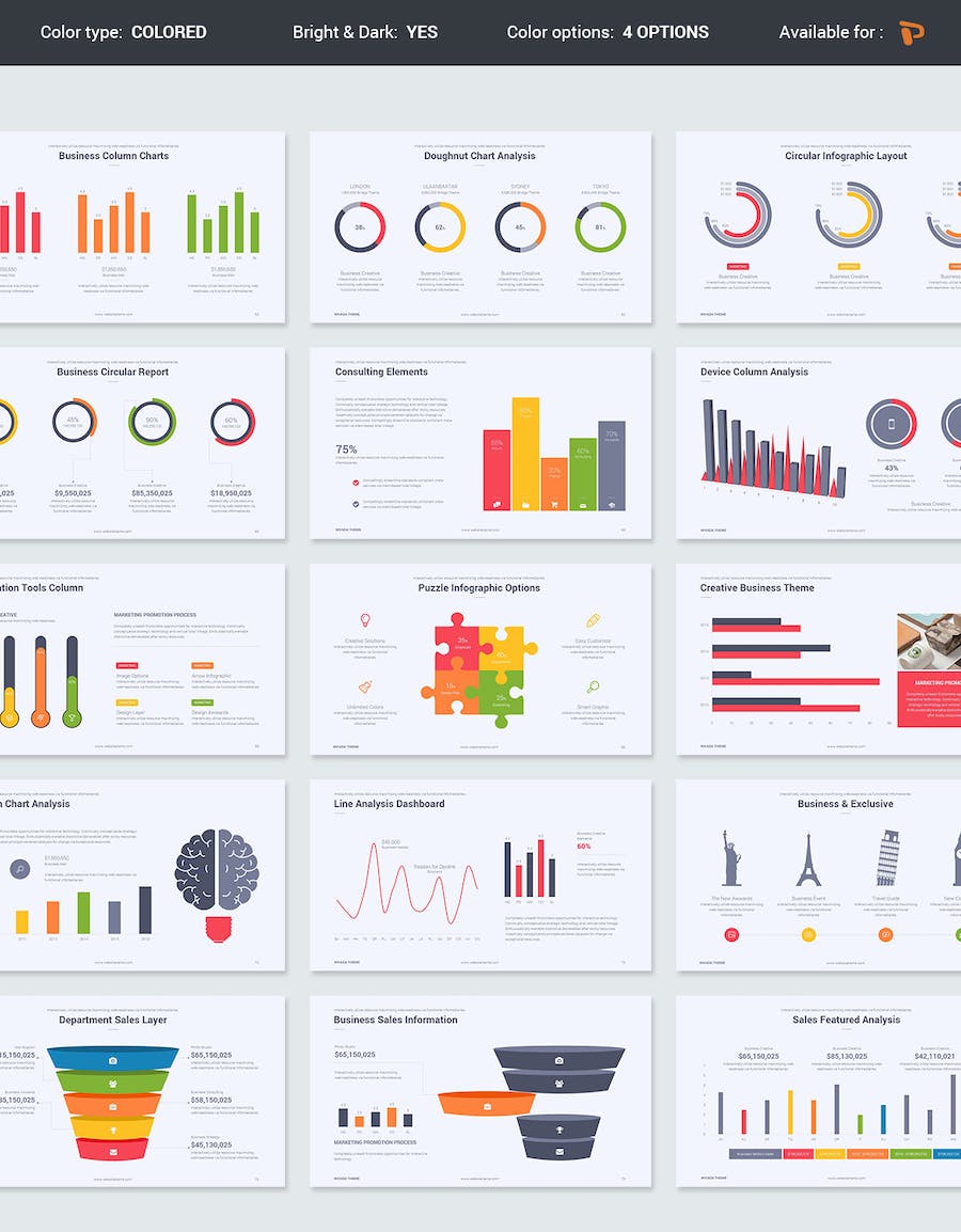 创意商业计划企业合作多用途PPT模板 - 顶尖PPT