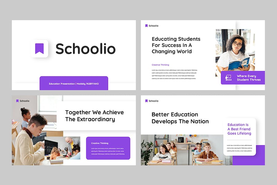 学校教育培训课程宣传招生Keynote模板 - 顶尖PPT