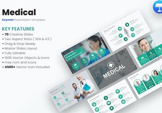医疗诊疗专业讲座Keynote模板 - 顶尖PPT