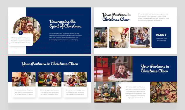 圣诞节快乐国外keynote模板 - 顶尖PPT