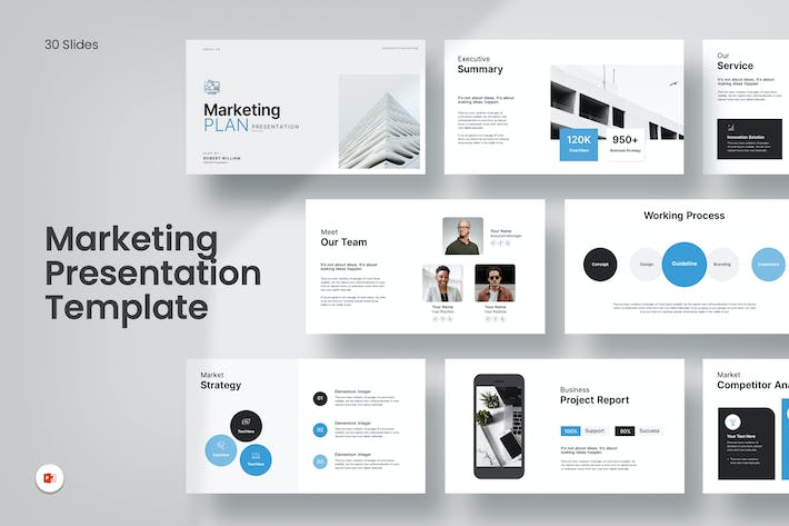 营销计划商业商务PPT模板 - 顶尖PPT