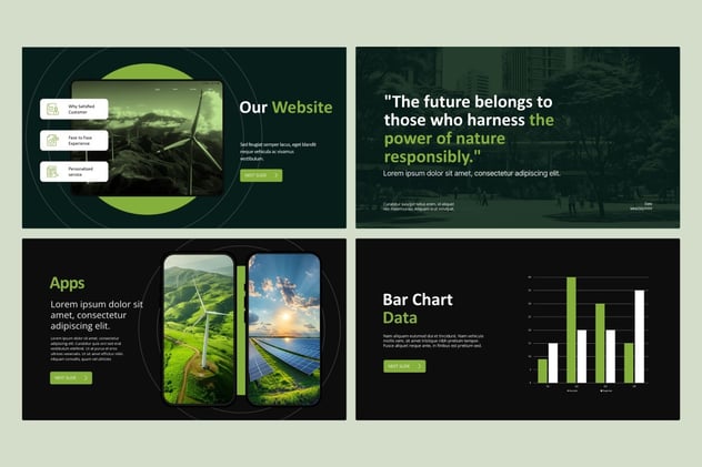 绿色能源公司简介PPT模板 - 顶尖PPT