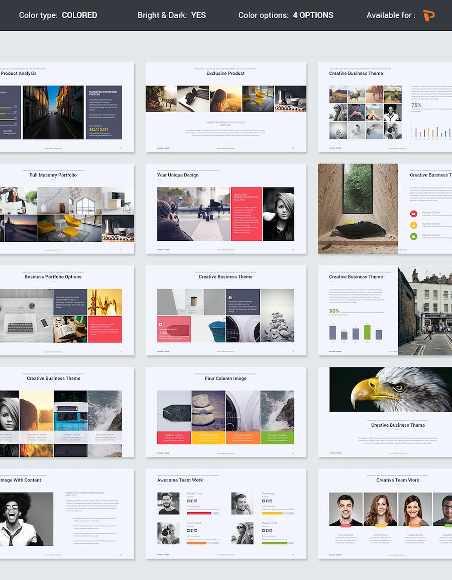 创意商业计划企业合作多用途PPT模板 - 顶尖PPT