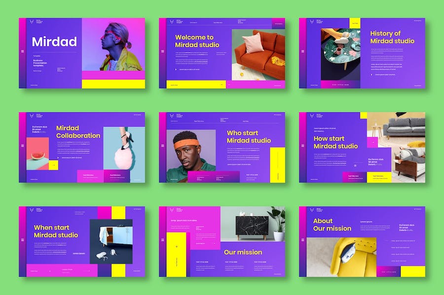 商业创意项目展示方案PPT模板 - 顶尖PPT