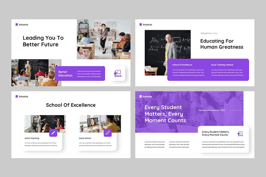 学校教育培训课程宣传招生Keynote模板 - 顶尖PPT