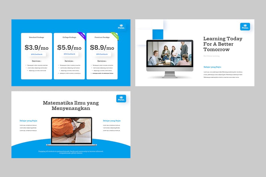 教育培训教学课程展示Keynote模板 - 顶尖PPT