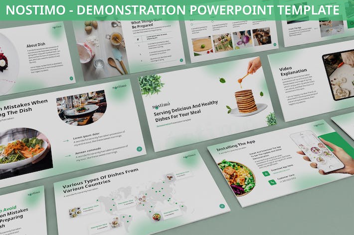 西式餐饮美食行业市场竞争分析PPT模板 - 顶尖PPT