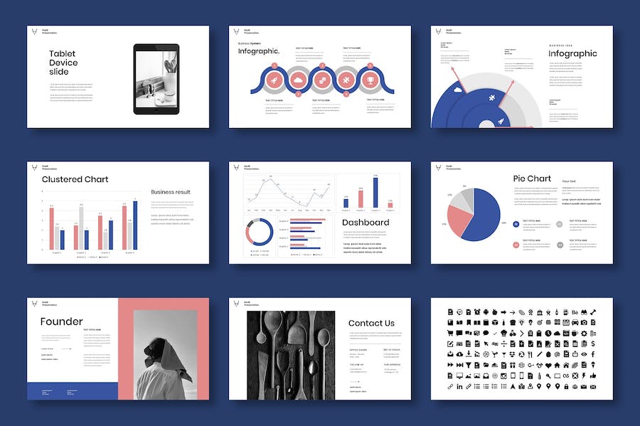 商业运营管理方案展示Keynote模板 - 顶尖PPT