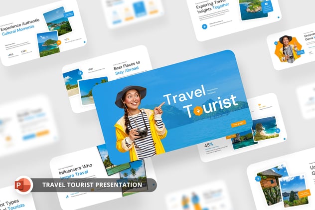 旅游观光度假PPT模板 - 顶尖PPT