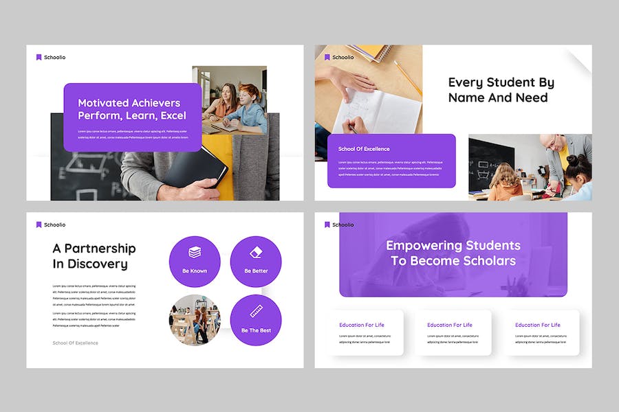 学校教育培训课程宣传招生Keynote模板 - 顶尖PPT