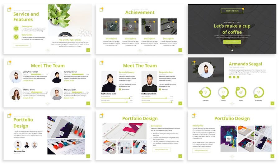 极简商务企业品牌推介创意设计展示方案PPT模板 - 顶尖PPT