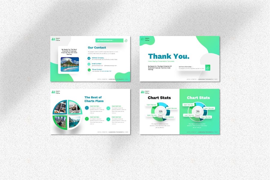 酒店行业创业方案讲述展示Keynote模板 - 顶尖PPT
