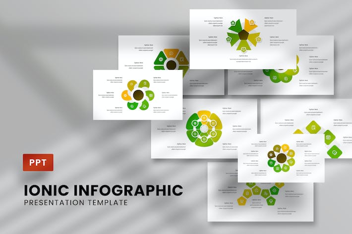离子科学研究信息图形可视化PowerPoint模板 - 顶尖PPT