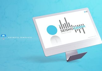 地震仪科学监测学术报告Keynote模板 - 顶尖PPT