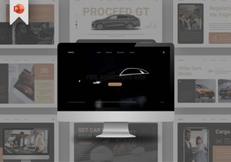 汽车新品发布卖点展示PPT模板 - 顶尖PPT