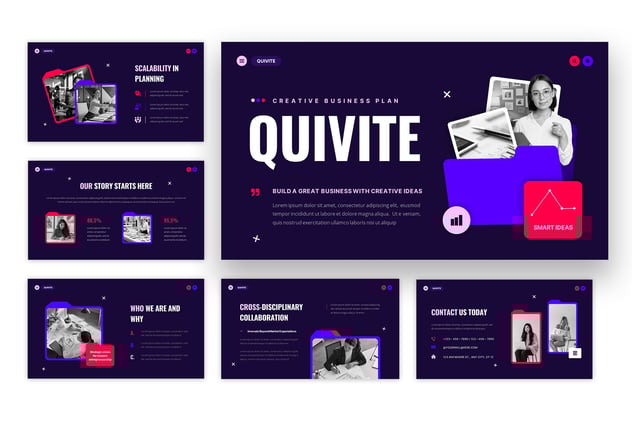 创意商业计划主题keynote模板 - 顶尖PPT