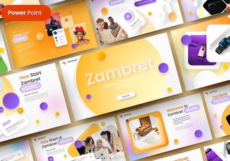 创意商务企业品牌展示PPT模板 - 顶尖PPT