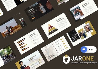 骑马俱乐部keynote模板 - 顶尖PPT