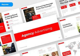 商务机构现代风格企业汇报PPT模板 - 顶尖PPT