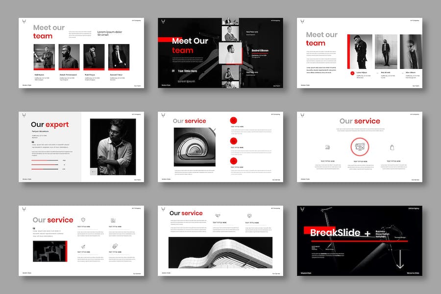 商务企业品牌营销推广Keynote模板 - 顶尖PPT