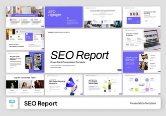 SEO报告主题keynote模板 - 顶尖PPT