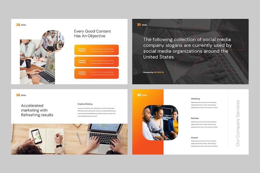 欧美风格商业路演融资计划PPT模板 - 顶尖PPT