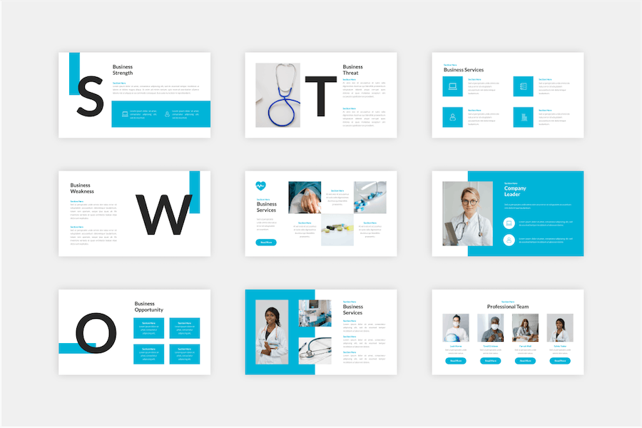 医疗健康讲述展示方案Keynote模板 - 顶尖PPT
