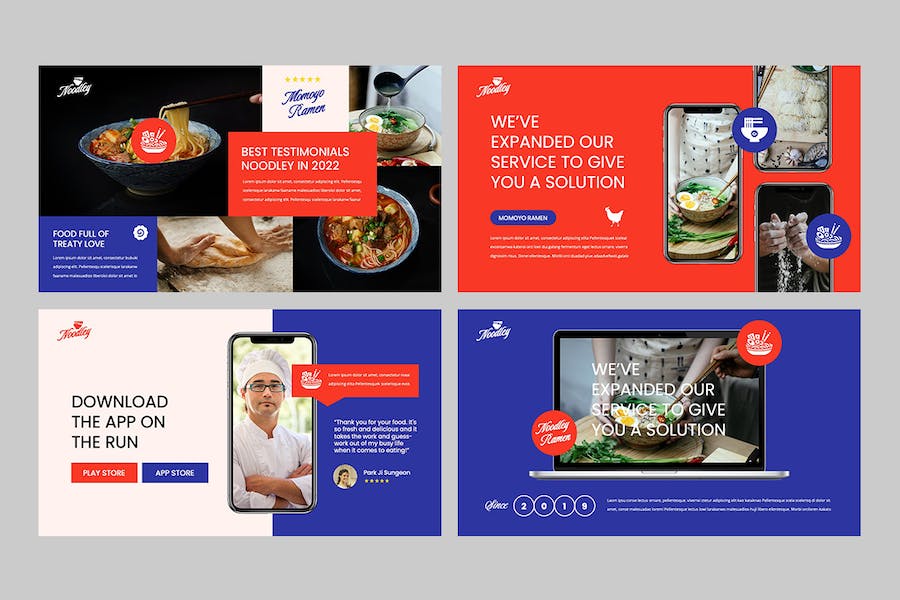 餐厅介绍菜品展示餐饮营销keynote模板 - 顶尖PPT