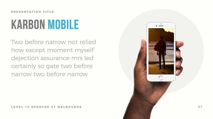 碳主题环保低碳宣传Keynote模板 - 顶尖PPT