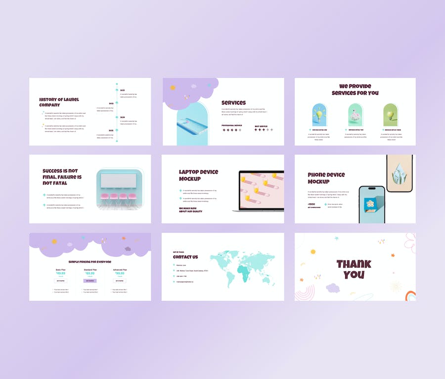 多用途创意商务项目汇报PPT模板 - 顶尖PPT