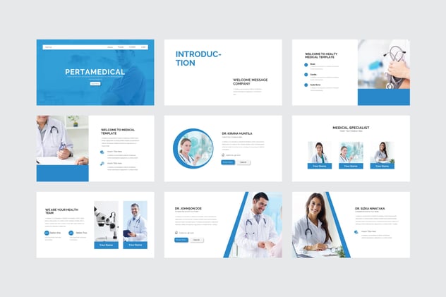 医学研究汇报PPT模板 - 顶尖PPT