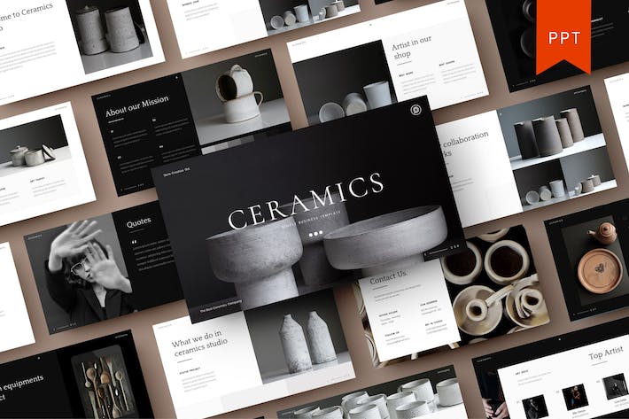 简单简约商务风格PPT模板 - 顶尖PPT