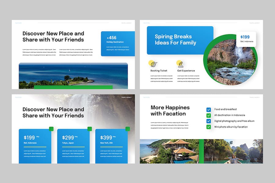 旅行派系主题特色旅游推介Keynote模板 - 顶尖PPT