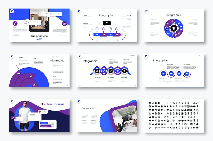 高端商务计划总结企业团队展示国外PPT模板 - 顶尖PPT
