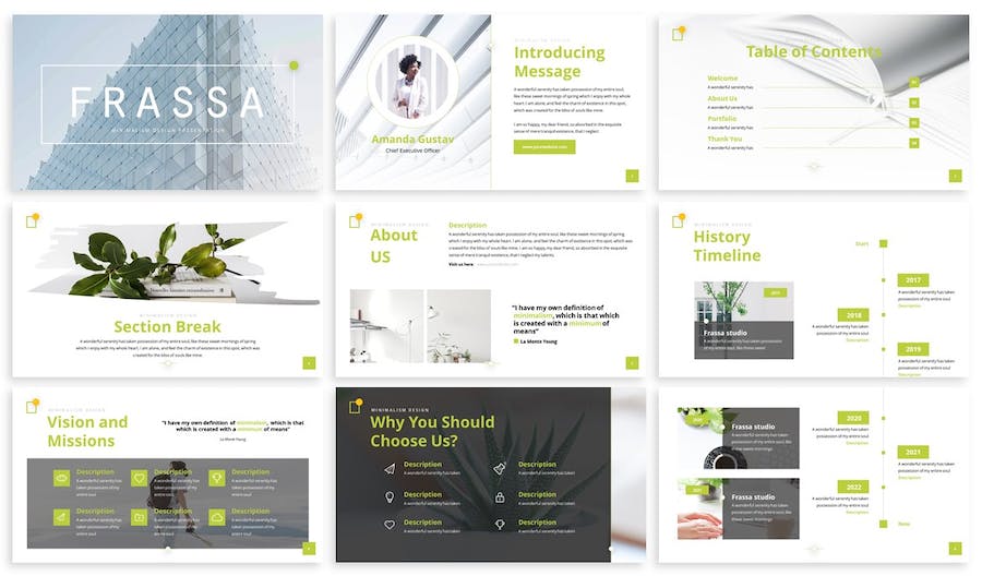 极简商务企业品牌推介创意设计展示方案PPT模板 - 顶尖PPT