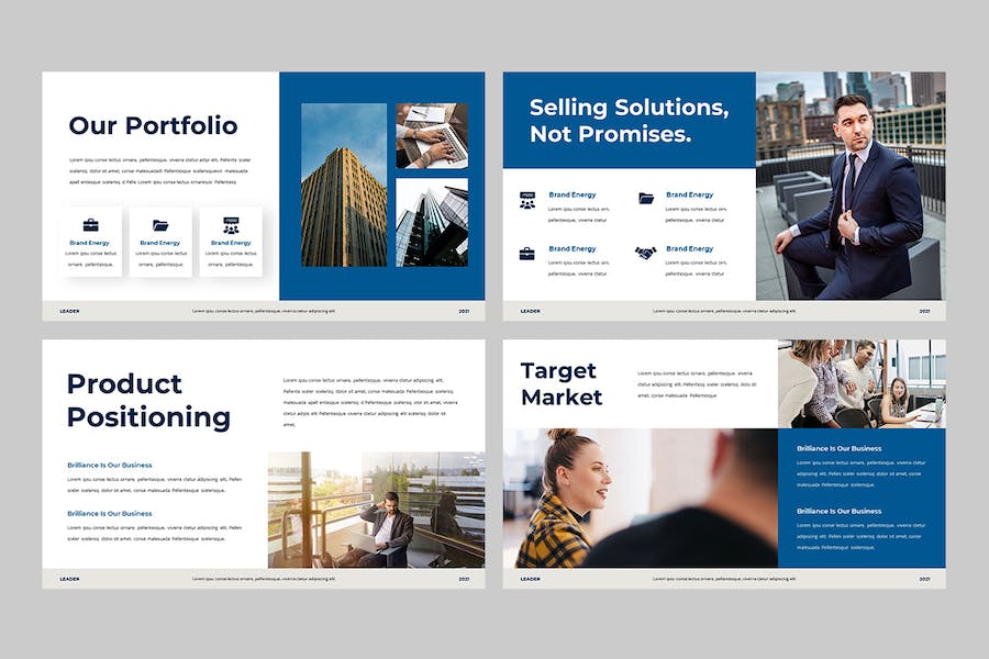 企业领导者业务推介Keynote演示模板 - 顶尖PPT