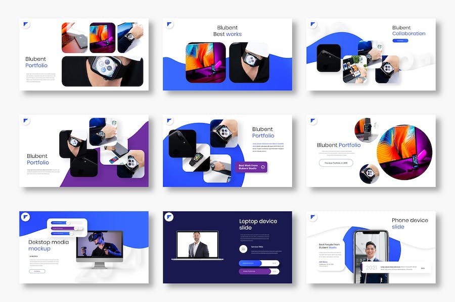 高端商务计划总结企业团队展示国外PPT模板 - 顶尖PPT