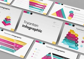 彩色多种样式金字塔锥形图PPT模板 - 顶尖PPT