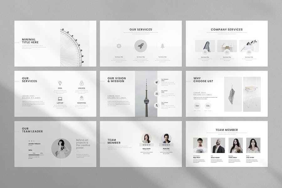 简约大气个人简历工作经历PPT模板 - 顶尖PPT