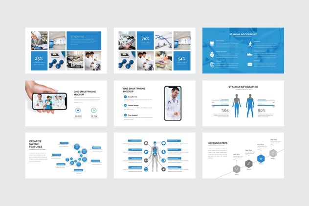 医学研究汇报PPT模板 - 顶尖PPT