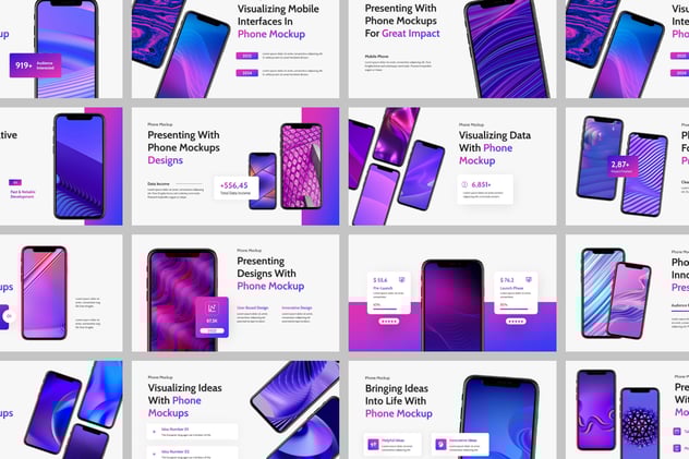 手机APP介绍展示PPT模板 - 顶尖PPT