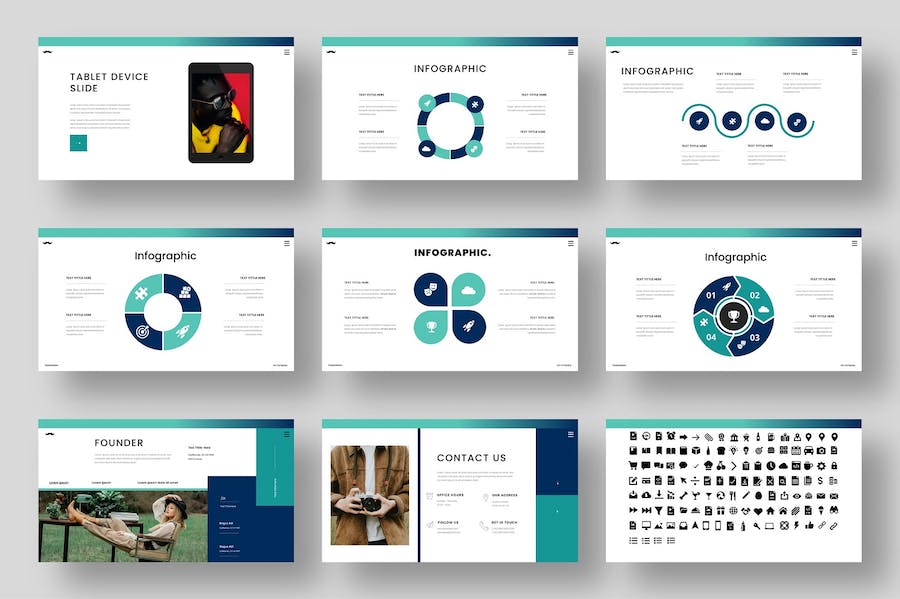 国外商业商务产品展示项目介绍keynote模板 - 顶尖PPT