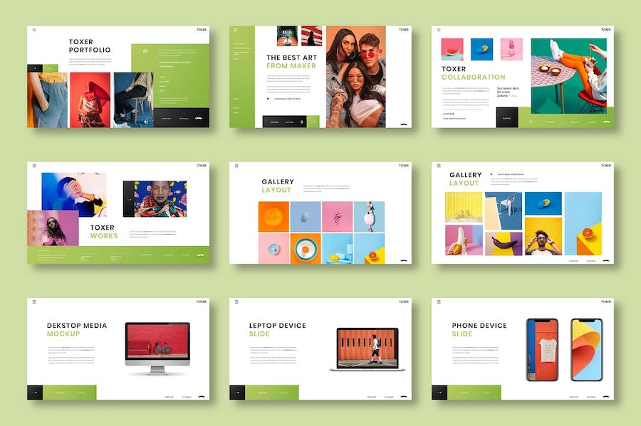 商业品牌展示方案市场推介PPT模板 - 顶尖PPT